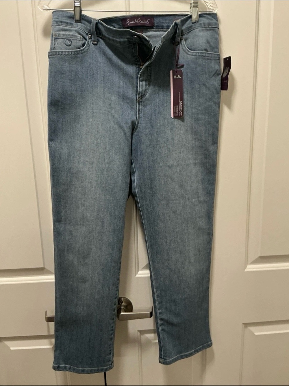 Gloria Vanderbilt Amanda Classic High Rise Tapered Callisto 12P Short NWTs